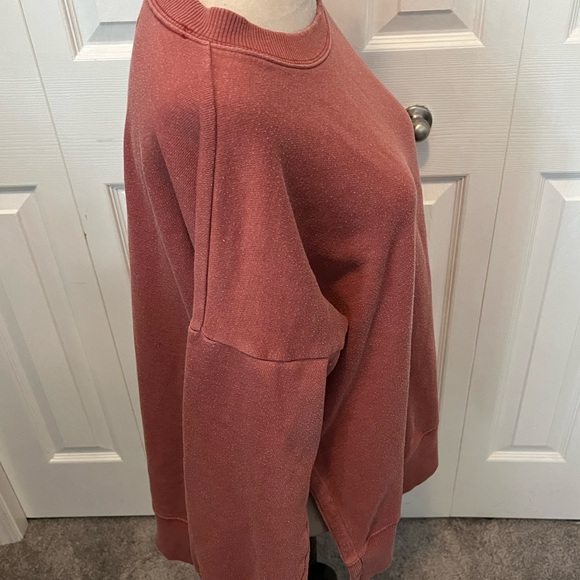Aerie size S Oversized Mauve Dusty Rose Pullover Sweatshirt - Picture 11 of 15